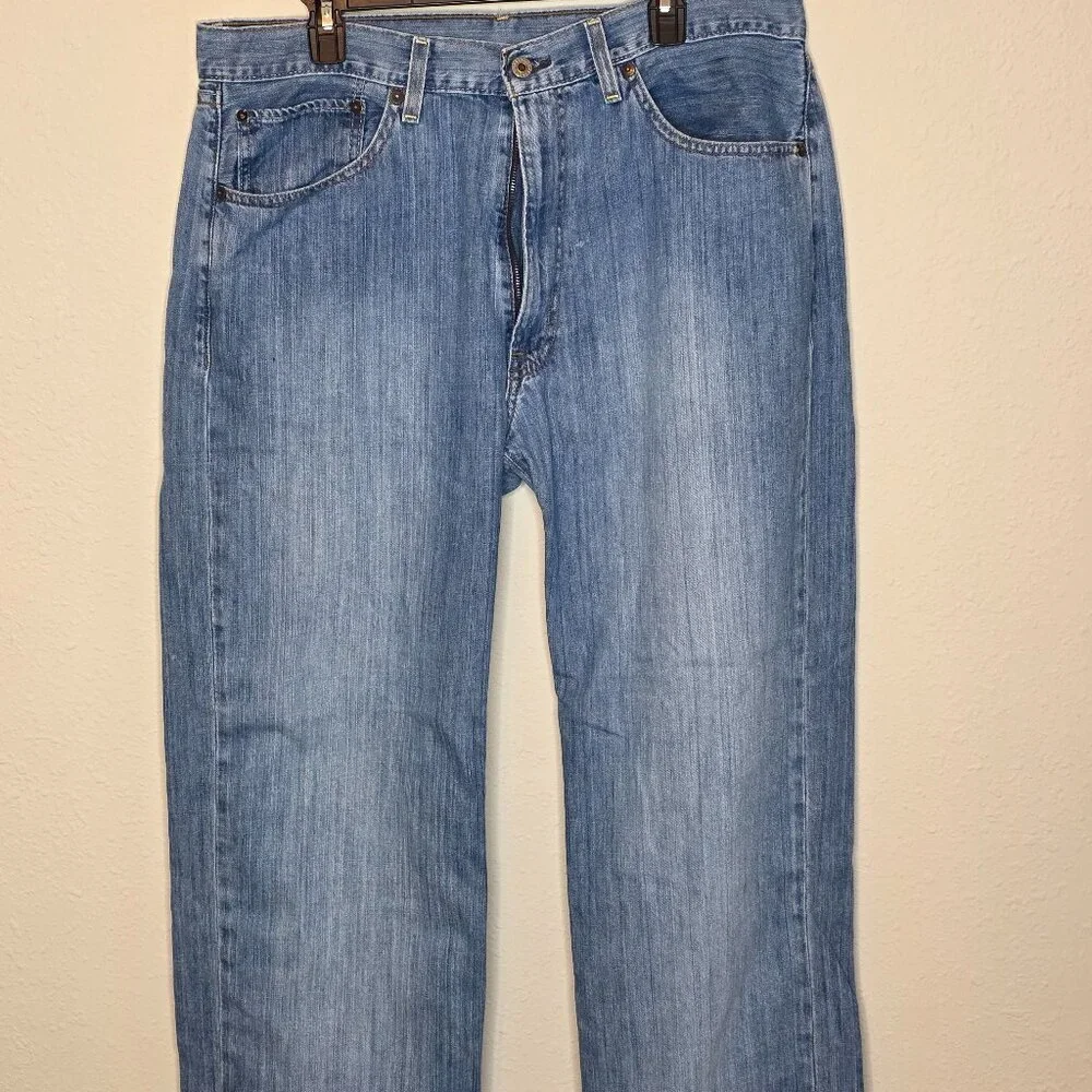 Ralph Lauren (RL) Men's Thompson Loose Wide Leg Jeans, Size 38